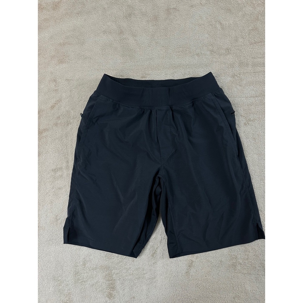 Fabletics Athletic Shorts 9" Mens Black size Small 28 waist Running Workout EUC
